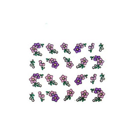 3 planche de stickers 'Plumes' bleu vert rose - 30x13 cm - [R3418]