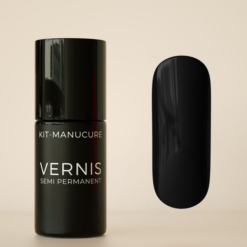 Vernis semi-permanent hema free Noir