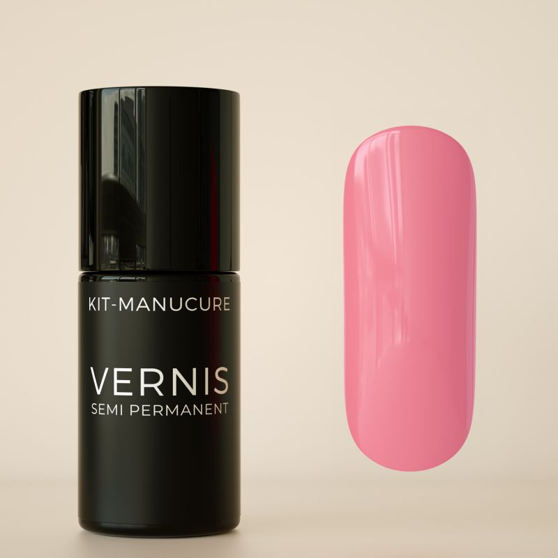 Vernis semi-permanent hema free Rose Franc