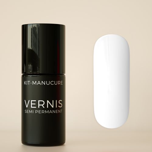 Vernis semi-permanent hema free Blanc