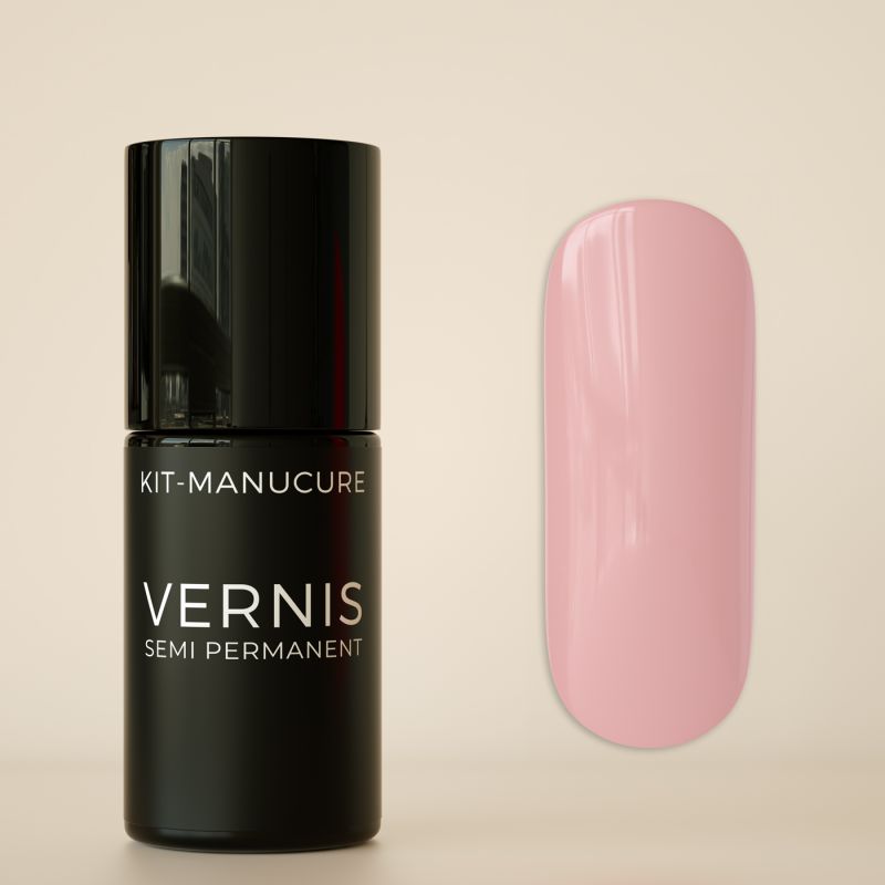 Vernis semi-permanent sans hema Rose Pastel