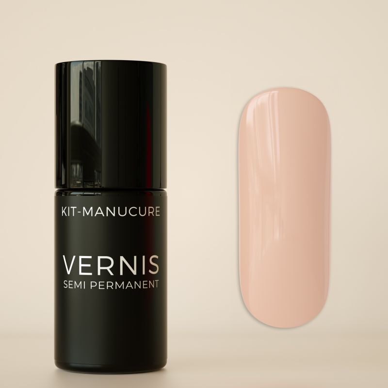 Vernis semi-permanent sans hema Beige