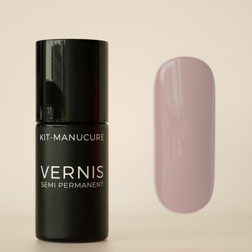 Vernis semi-permanent hema free Marron Glacé