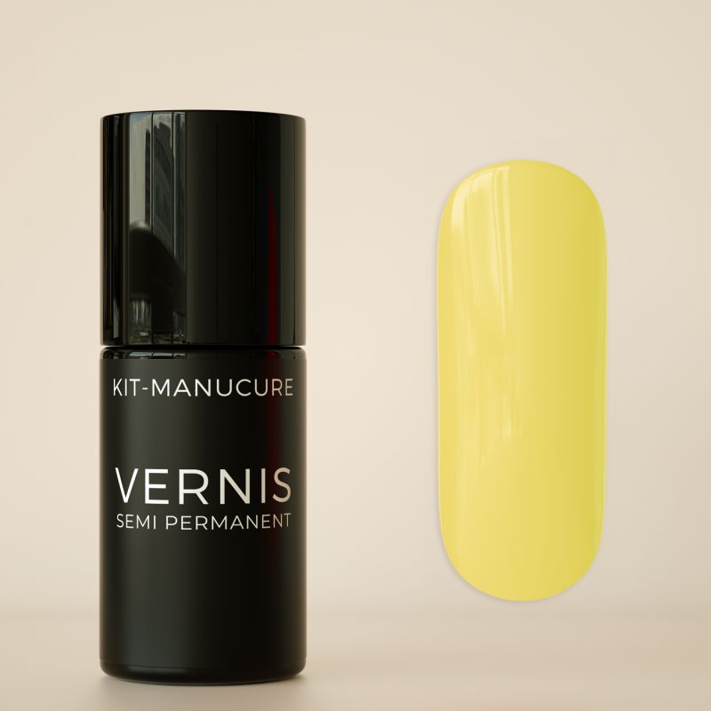 Vernis semi-permanent hema free Jaune