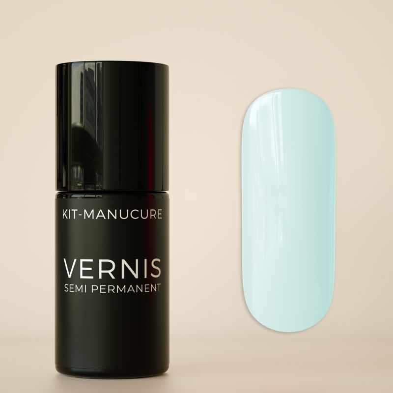 Vernis semi-permanent hema free Bleu Pastel