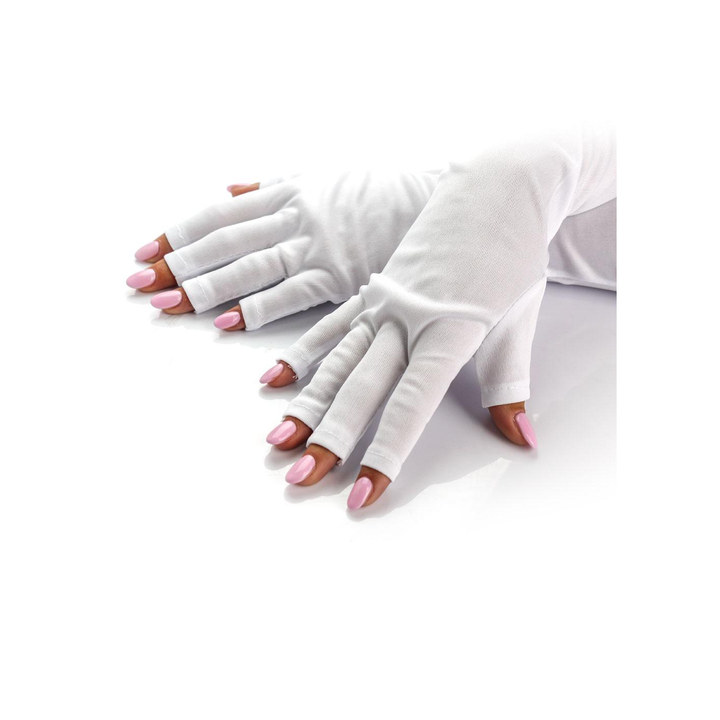 Gants de manucure protection UV extensible respirant doigts en